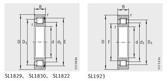 SL183007, SL183007 Подшипник, SL183007 цилиндрический роликовый подшипник поставщик