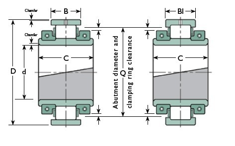 01B290M, подшипник 01B290M, подшипник ролика 01B290Msplit поставщик