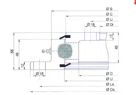 Спиан заказал SD.750.20.00.C подшипник, 748x534x56 мм, количество 2 шт. поставщик