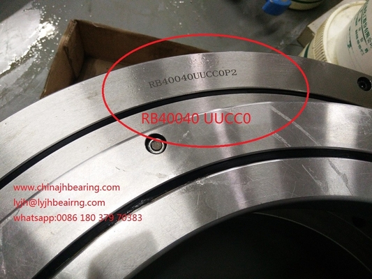 RB40040 UUCC0 Скрещенный роликовый подшипник, используемый для вращающихся деталей роботов 510x400x40 мм в запасах поставщик
