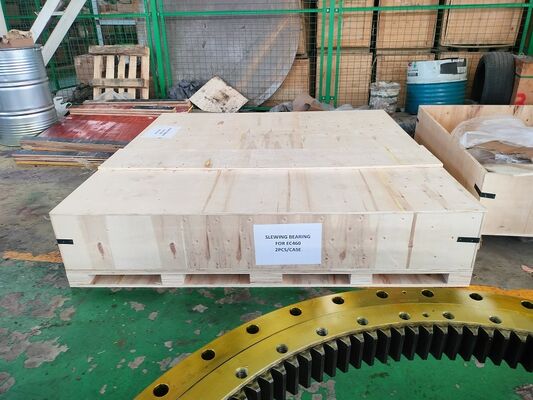 Специальный вращающийся шаровой подшипник с зубами для поворотных подшипников экскаватора EC460 поставщик